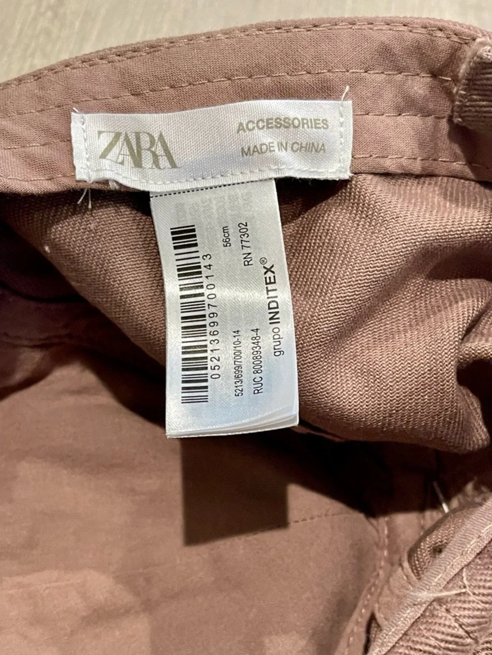 ZARA Kids “Unstoppable Mood” Baseball Cap | Blush Pink Adjustable Hat 56cm
